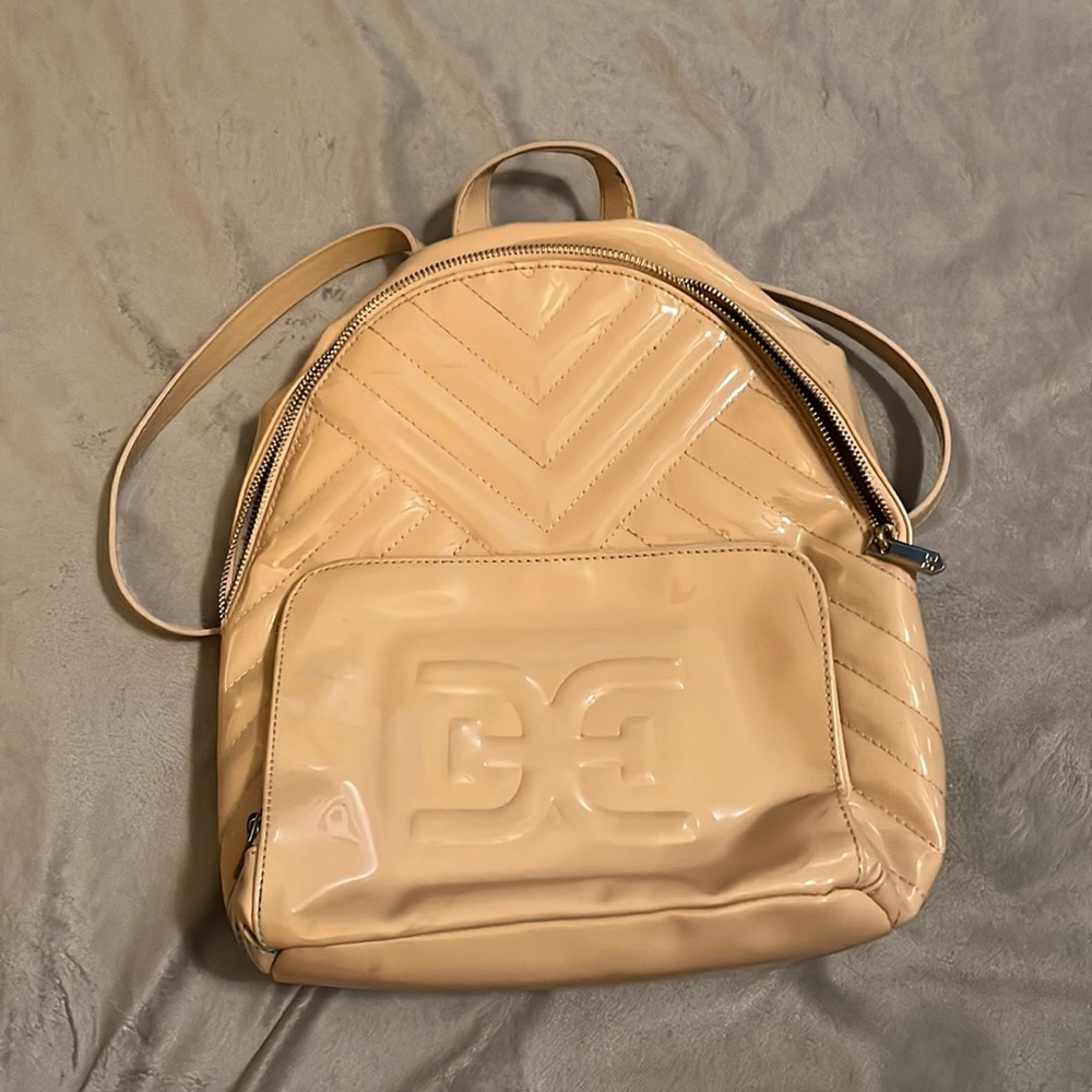Sam Edelman Pink Faux patent leather Backpack